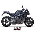 Uitlaatdemper S1 zilver Yamaha MT-10 (16-20)