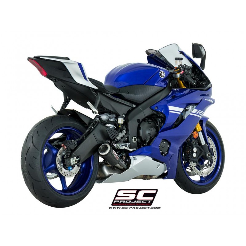 Uitlaatdemper CR-T low carbon Yamaha YZF R6 (17-20)