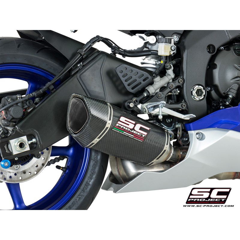 Uitlaatdemper SC1-R carbon Yamaha YZF R6 (17-20)