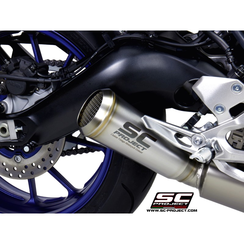 Uitlaatsysteem 2-1 70s zilver Yamaha MT-09 (17-20)