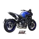 Uitlaatsysteem 2-1 70s zilver Yamaha MT-09 (17-20)