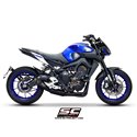 Uitlaatsysteem 2-1 S1 zwart Yamaha MT-09 (17-20)