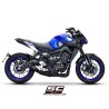 Uitlaatsysteem 2-1 S1 zwart Yamaha MT-09 (17-20)