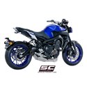 Uitlaatsysteem 2-1 S1 zilver Yamaha MT-09 (17-20)