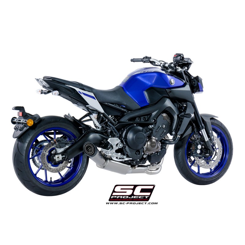 Uitlaatsysteem 2-1 S1 zilver Yamaha MT-09 (17-20)