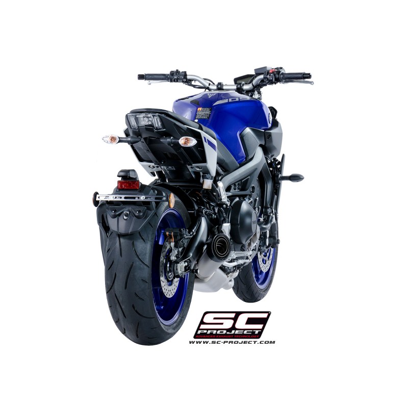 Uitlaatsysteem 2-1 S1 zilver Yamaha MT-09 (17-20)