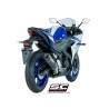 Uitlaatdemper Oval carbon Yamaha YZF R3 (15-17)