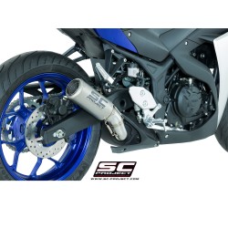 Uitlaatdemper CR-T titanium Yamaha YZF R3 (15-17)