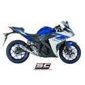 Uitlaatsysteem 2-1 CR-T titanium Yamaha YZF R3 (15-17)