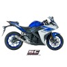 Uitlaatsysteem 2-1 CR-T titanium Yamaha YZF R3 (15-17)