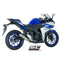 Uitlaatsysteem 2-1 CR-T titanium Yamaha YZF R3 (15-17)