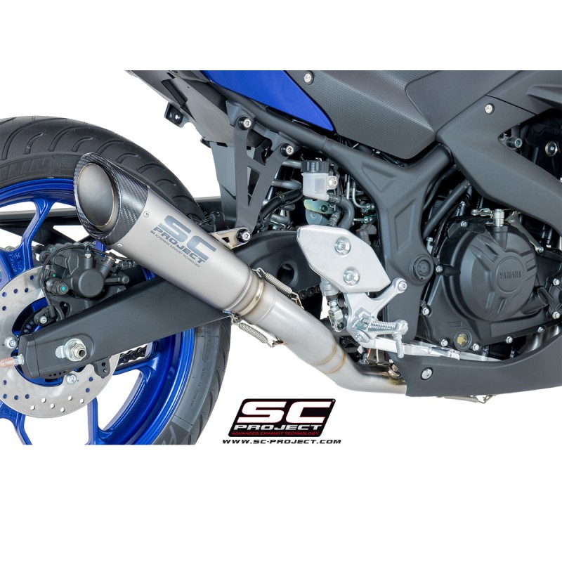 Uitlaatsysteem 2-1 S1 titanium Yamaha YZF R3 (15-17)