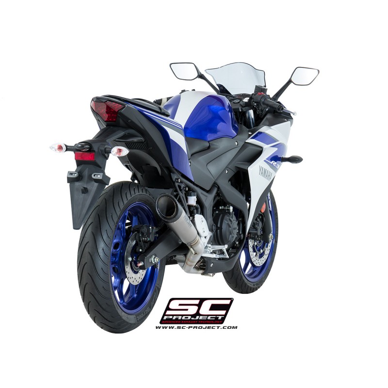 Uitlaatsysteem 2-1 S1 titanium Yamaha YZF R3 (15-17)