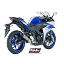 Uitlaatsysteem 2-1 S1 titanium Yamaha YZF R3 (15-17)