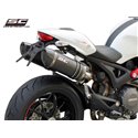 Uitlaatdempers Oval carbon Ducati Monster 696/796/1100-S (09-14)