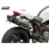 Uitlaatdempers Oval carbon Ducati Monster 696/796/1100-S (09-14)
