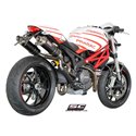 Uitlaatdempers GP carbon Ducati Monster 696/796/1100-S (09-14)