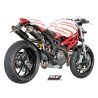 Uitlaatdempers GP carbon Ducati Monster 696/796/1100-S (09-14)