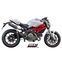 Uitlaatdempers GP-Tech carbon Ducati Monster 696/796/1100-S (09-14)