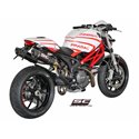 Uitlaatdempers GP-Tech carbon Ducati Monster 696/796/1100-S (09-14)