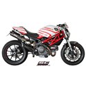 Uitlaatdempers GP-Tech carbon Ducati Monster 696/796/1100-S (09-14)