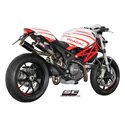 Uitlaatdempers CR-T carbon Ducati Monster 696/796/1100-S (09-14)