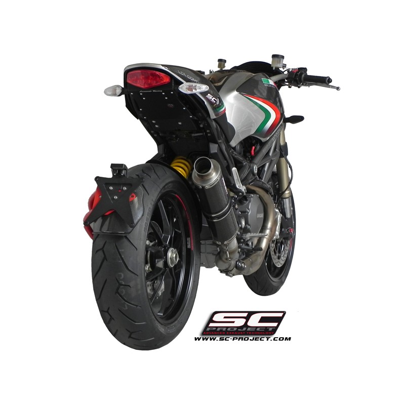 Uitlaatdemper R60 carbon Ducati Monster 1100 Evo (11-13)