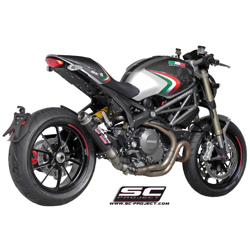 Uitlaatdemper GP-M2 carbon Ducati Monster 1100 Evo (11-13)