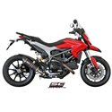 Uitlaatdemper Oval low carbon Ducati Hypermotard 821 (13-16)