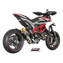 Uitlaatdemper CR-T carbon Ducati Hyperstrada/motard 821/939-SP (13-18)