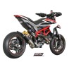 Uitlaatdemper CR-T carbon Ducati Hyperstrada/motard 821/939-SP (13-18)