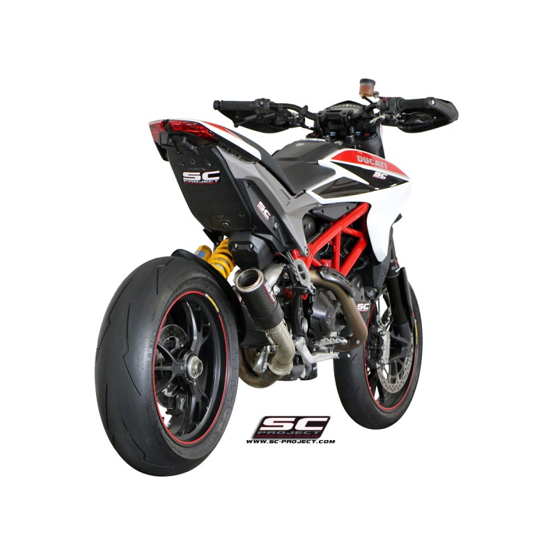 Uitlaatdemper CR-T carbon Ducati Hyperstrada/motard 821/939-SP (13-18)