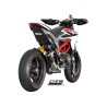 Uitlaatdemper CR-T carbon Ducati Hyperstrada/motard 821/939-SP (13-18)