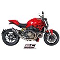 Uitlaatdemper Oval carbon Ducati Monster 1200-S (14-16)