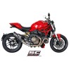 Uitlaatdemper Oval carbon Ducati Monster 1200-S (14-16)