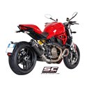 Uitlaatdemper Oval carbon Ducati Monster 1200-S (14-16)