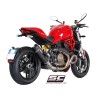 Uitlaatdemper Oval carbon Ducati Monster 1200-S (14-16)