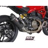 Uitlaatdemper Oval titanium Ducati Monster 1200-S (14-16)