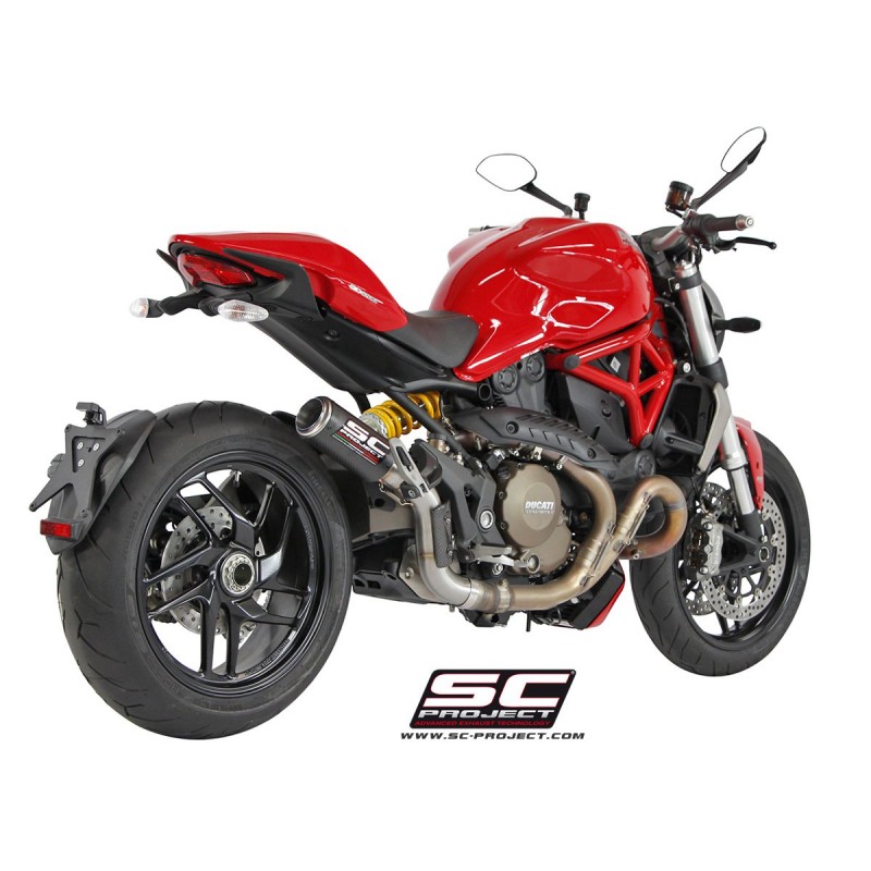 Uitlaatdemper CR-T carbon Ducati Monster 1200-S (14-16)