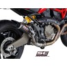 Uitlaatdemper CR-T carbon Ducati Monster 821 (14-17)