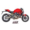 Uitlaatdemper CR-T carbon Ducati Monster 821 (14-17)