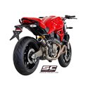 Uitlaatdemper CR-T carbon Ducati Monster 821 (14-17)