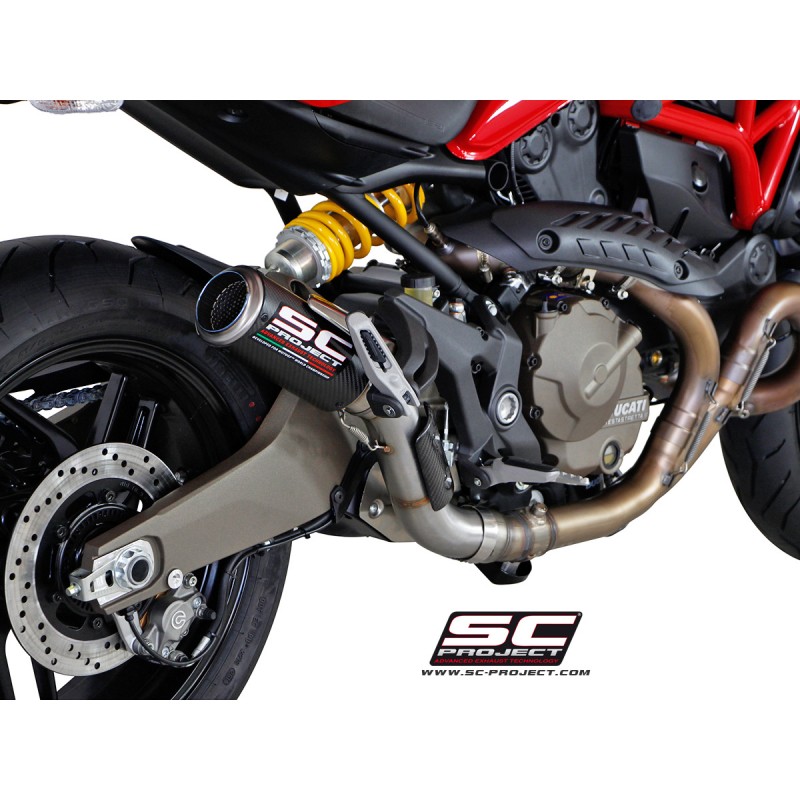 Uitlaatdemper CR-T titanium Ducati Monster 821 (14-17)