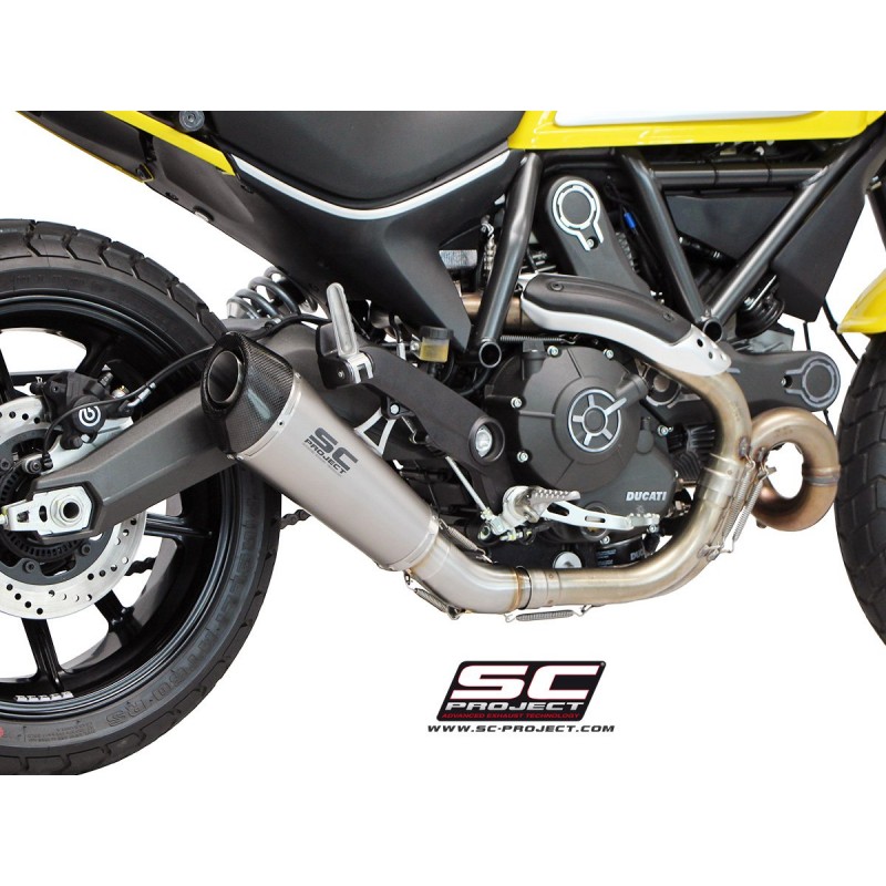 Uitlaatdemper Conical titanium Ducati Scrambler 800 (15-16)