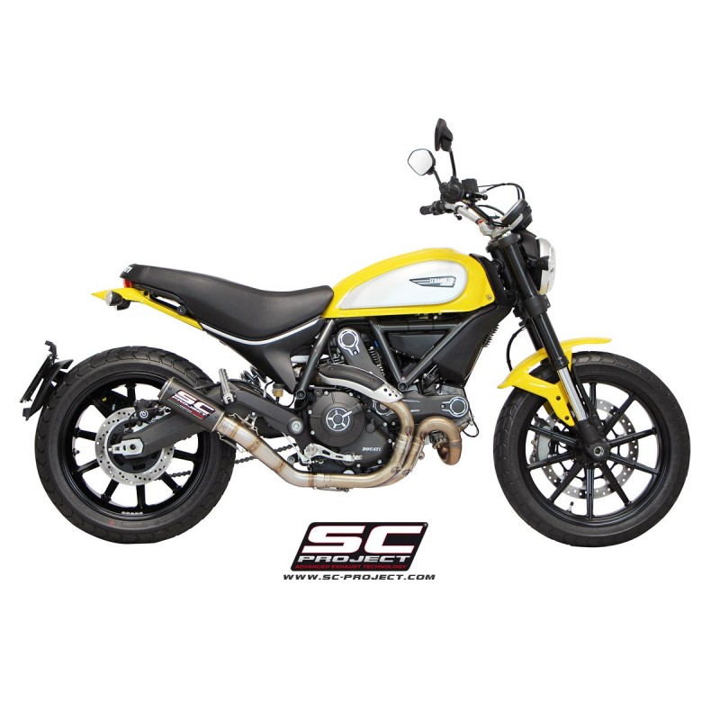 Uitlaatdemper CR-T carbon Ducati Scrambler 800 (15-16)