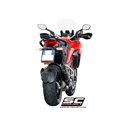 Uitlaatdemper Oval zwart Ducati Multistrada 1200-S (15-17)