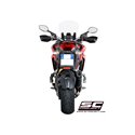 Uitlaatdemper Oval zwart Ducati Multistrada 1200-S (15-17)