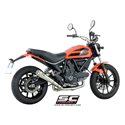 Uitlaatsysteem 2-1 Conical 70S RVS Ducati Scrambler 400 (16-19)