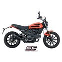 Uitlaatsysteem 2-1 Conical 70S zwart Ducati Scrambler 400 (16-19)