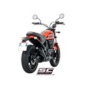 Uitlaatsysteem 2-1 Conical 70S zwart Ducati Scrambler 400 (16-19)